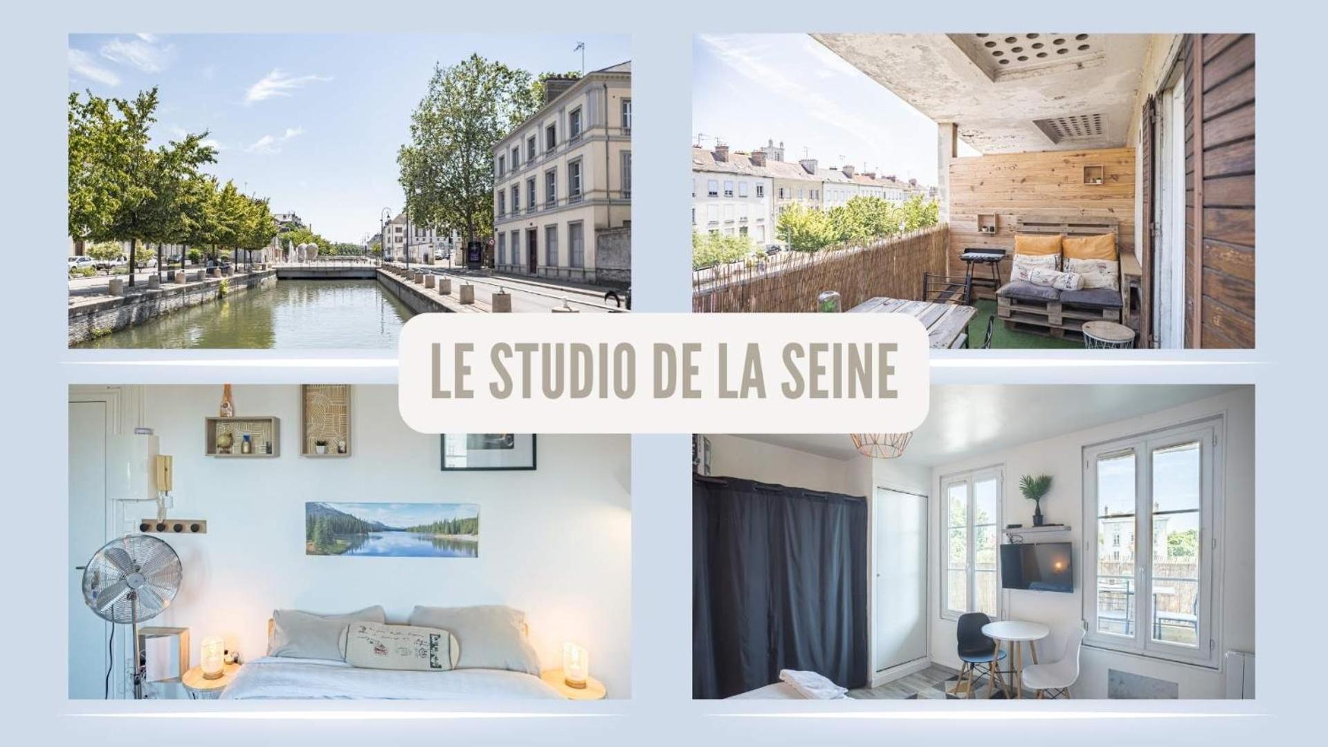 Studio De La Seine - Balcon - Hypercentre - Parking Inclus Apartment Троа Екстериор снимка
